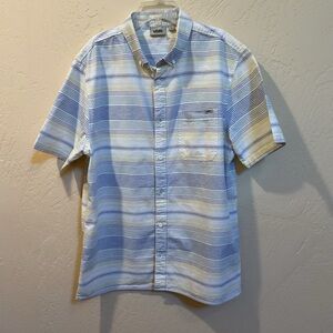 Vans Large Blue Striped Shirt